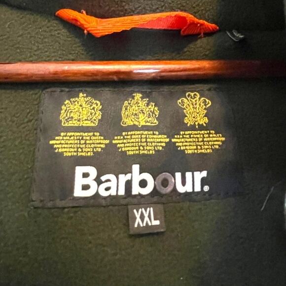 Barbour Ben Fogle Greendale Wax Jacket Sage XXL | Quilted Liner | Men’s XXL - Picture 9 of 13